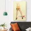 AAHARYA Alberto Vargas Poster Pinup Girl Painting Vintage Art Canvas Print (10) Canvas Painting Posters And Prints Wall Art Pictures for Living Room