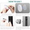 Multi-use Strong Magnetic Hooks Home Office Wall-mounted Remote Control Magnet Holder Keys Anti-Lost Hanging Organizer Hook