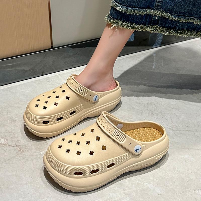 Fashion 2025 Women's Platform Shoes Thick Sole Sandals for Women EVA Clogs Fashion Garden Shoes Outdoor Chunky Non Slip Beach Slippers