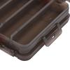 Double Sided Fishing Lure Box 14 Slots with Handle Tackle Box Waterproof Breathable Ventilation Bait Storage Box