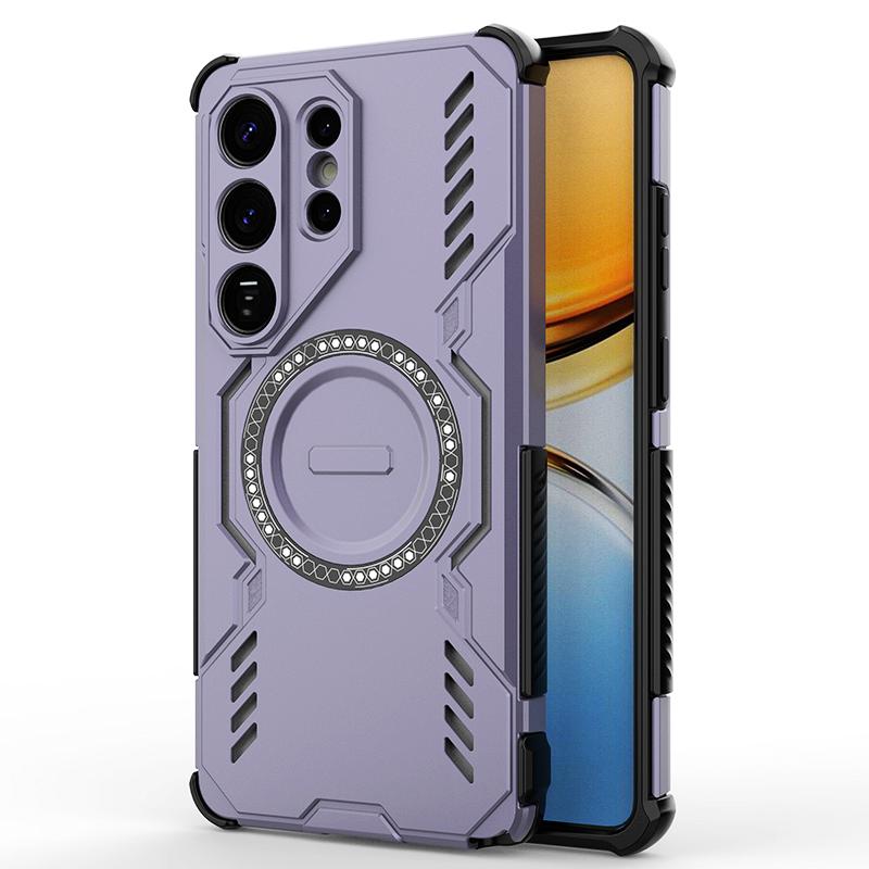 KEYSION Hollow Heat Dissipation Case for Samsung S26 Ultra 5G Magnetic Cooling Shockproof Phone Cover for Galaxy S26 S26+ Plus