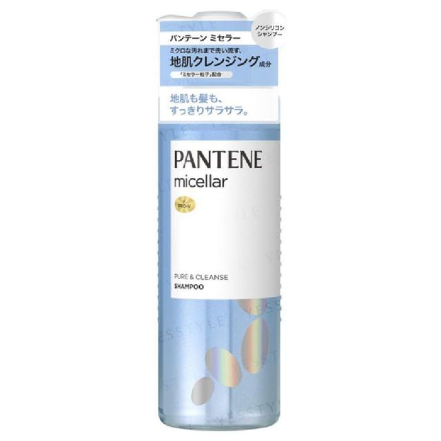 PANTENE Япония - Мицеллярный шампунь Pure & Cleanse 350ml Refill