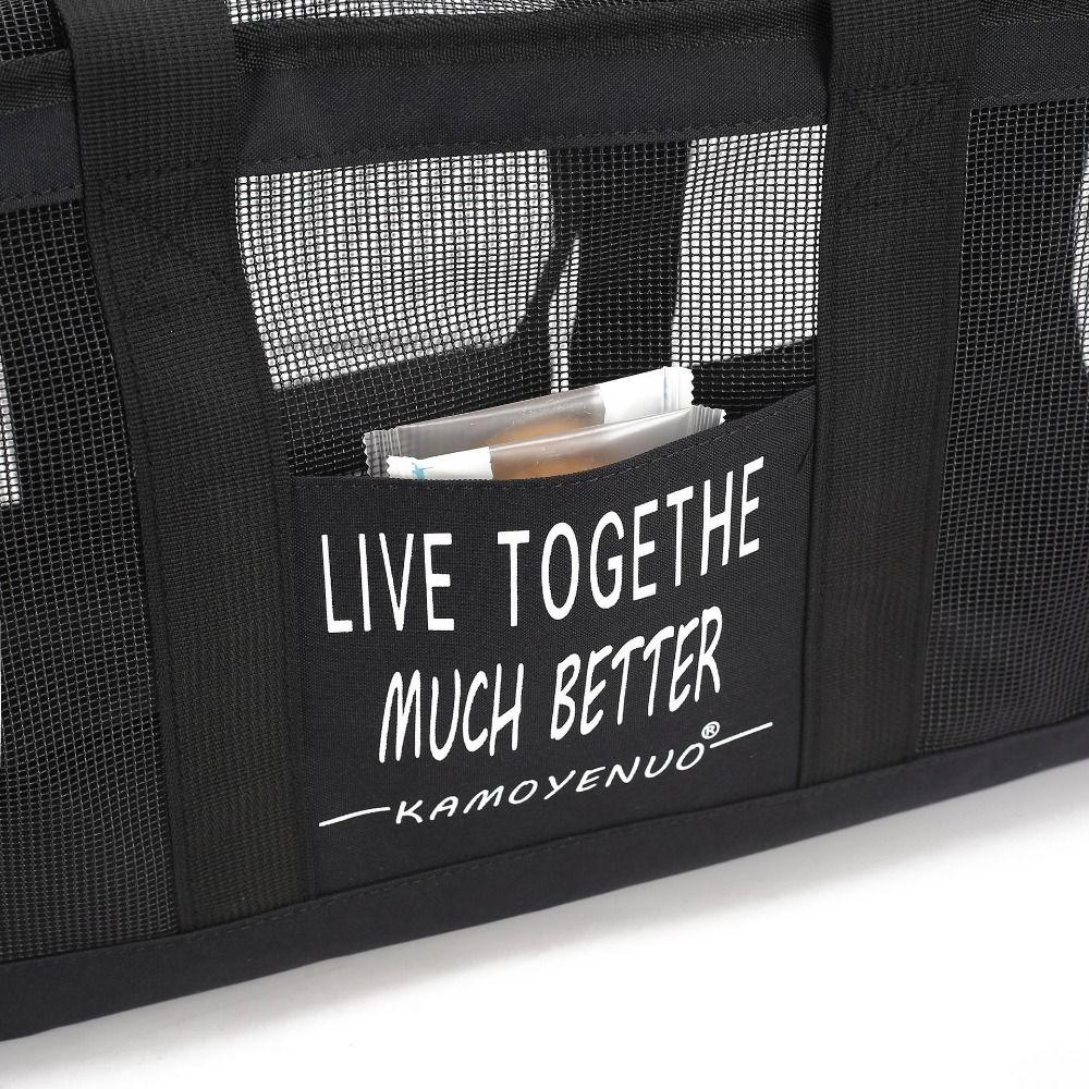 Portable Pet Handbag Mesh Dog Carrying Case Comfortable Cat Tote Pouch  Pet Accessories