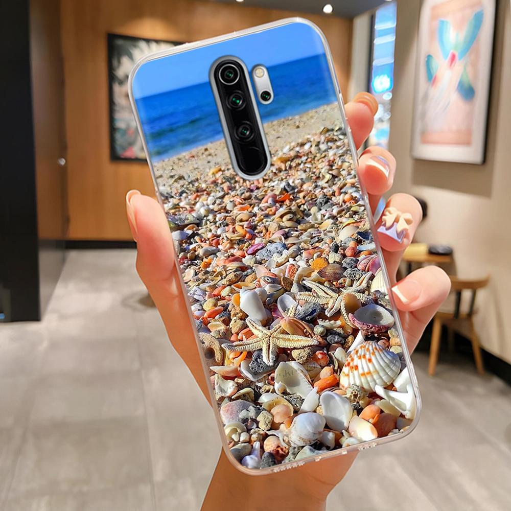 TPU Phone Cases For Redmi Note 8 Pro Case Clear Lovely Flowers Lightweight Cover For Xiaomi Redmi Note8 Pro Phone Housing Fundas