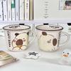 Capybara Cute Ceramic Mug Kids Water Mug Cartoon Mug Couple Coffee Milk Mug Birthday Gift