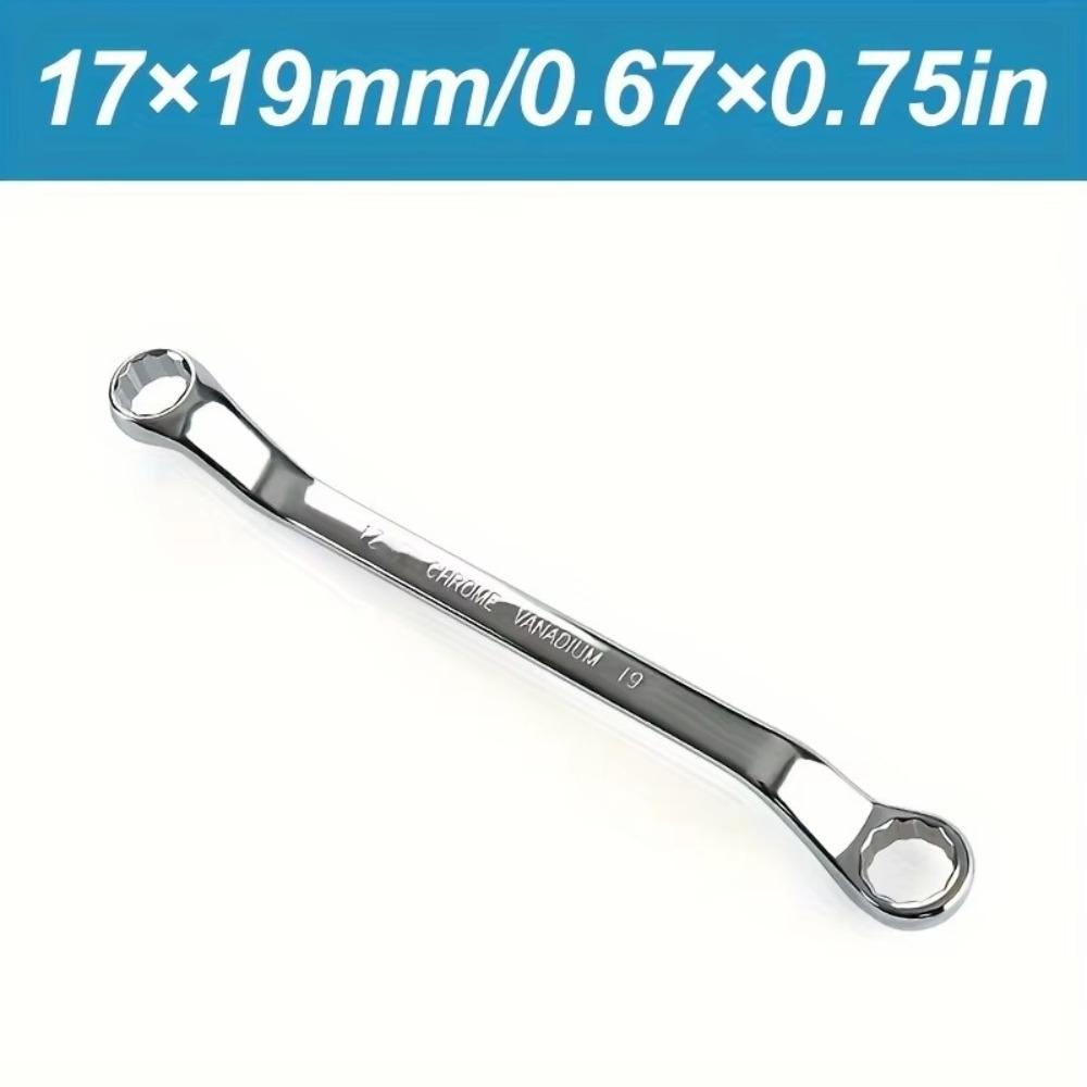 Dual Head Plum Wrench Chrome Vanadium Steel Dual-purpose Wrench Repair Tool Dual Head Wrench