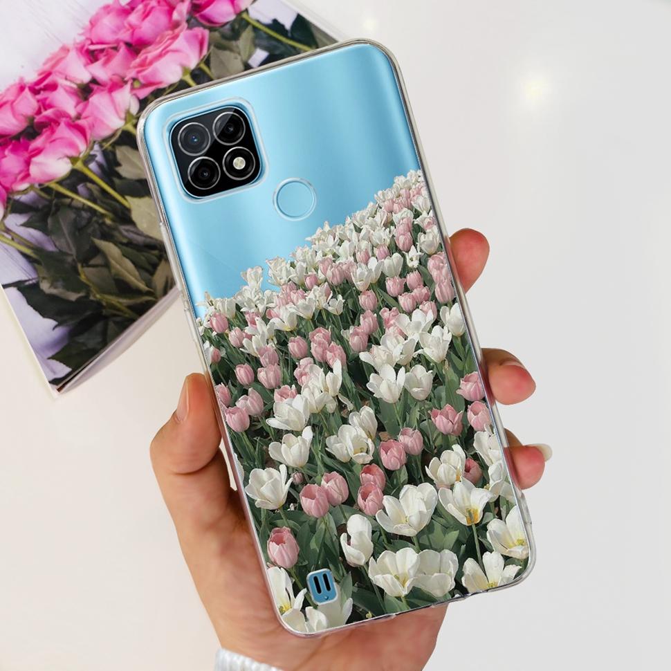 For Realme C21Y Case RMX3261  RMX3263 Cute Cartoon Cover Soft Silicone Phone Case For Realme C 21Y C21Y Bumper