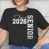 Class of 2026 Senior Graduation Graphic Printed T Shirt for Unisex Unisex Pure Cotton Tee Shirt Clothing