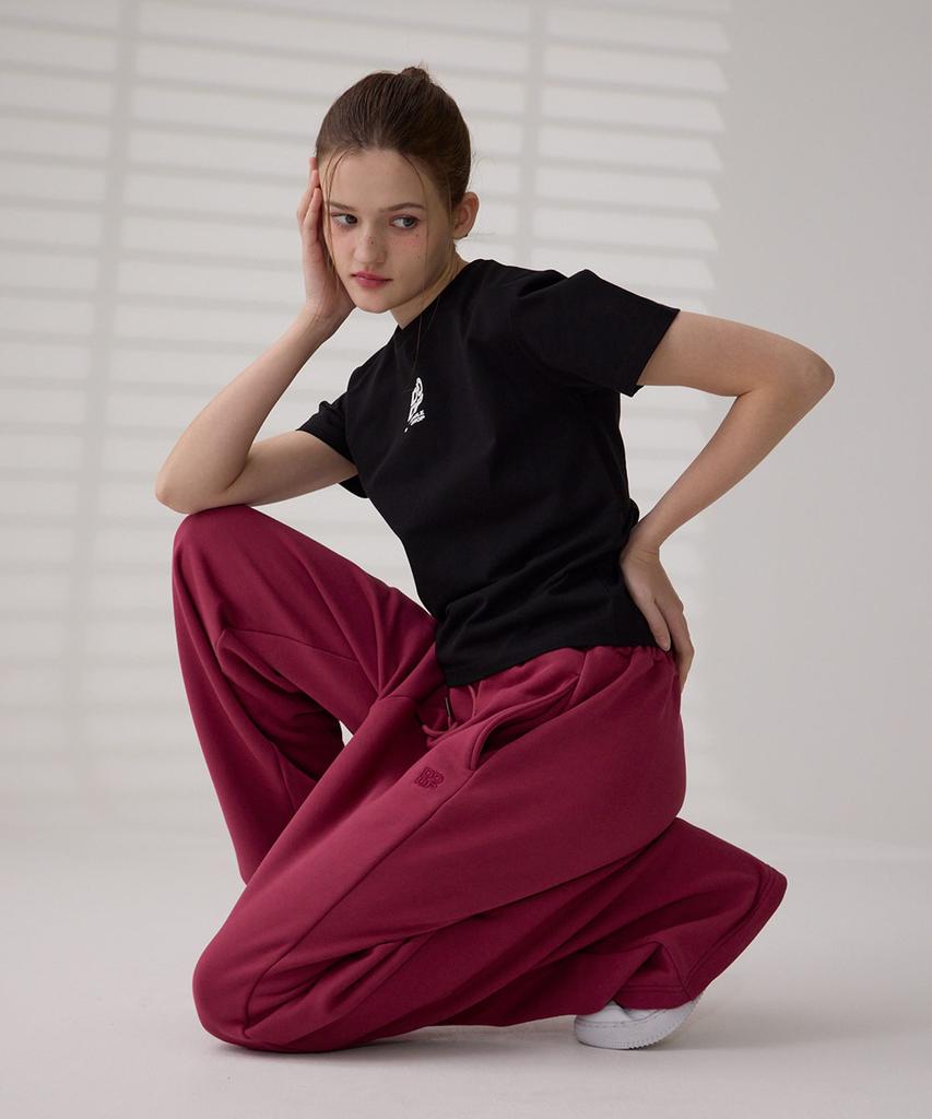 DANGLEDROP Dgdp Legline Wide Sweatpants Pink