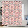 Rideau de douche Mandala Coloré Tapis de bain décoratif pour la maison Imperméable 180 X 185 cm
