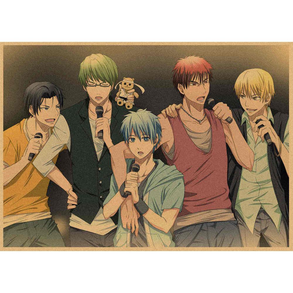 Kuroko's Basketball Retro Kraft Poster Decorative Wall Art Mural 407