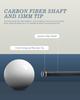 KONLLEN Carbon Fiber Break Cue Professional Pool Stick Powerful and Accurate Break Shaft Pool Stick with Tip 58" 13.0mm