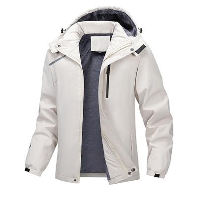 Jacket with Velvet Thickened Cotton Jacket In Autumn and Winter Windproof Waterproof Cotton Jacket Winter Jacket Cold Warm Cotton Jacket Men