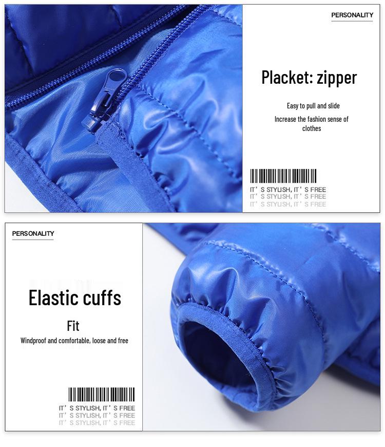 Men's Lightweight Hooded Down Jacket - 2025 Autumn/Winter Fashionable Warm Short Coat