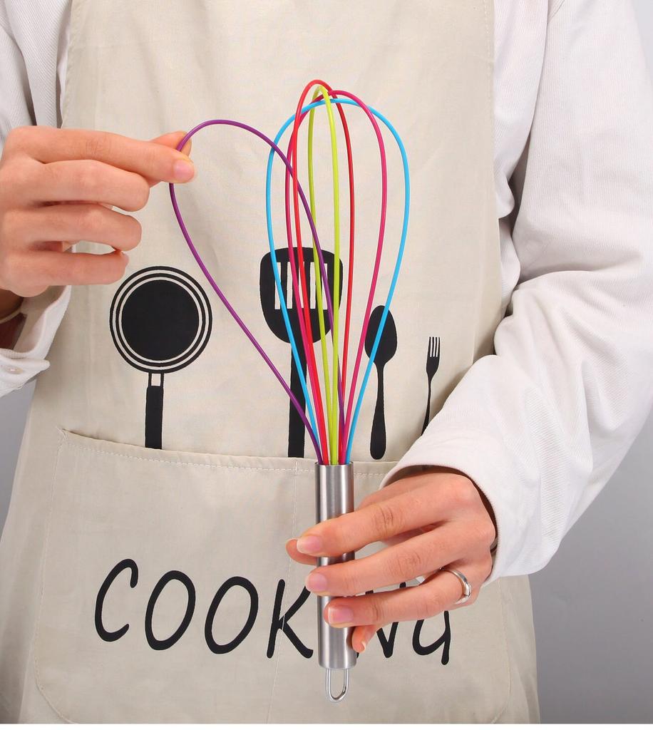 8/10/12 Inch Egg Whisk High Quality Stainless Steel Egg Whisk Kitchen Wire Balloon Whisk Milk Egg Beater Mixing Tools
