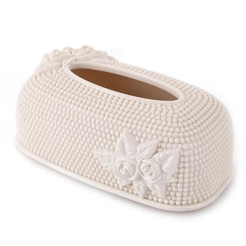 Creative Desktop Kitchen Pumping Tray European Acrylic Tissue Box Fashion KTV Hotel Tissue Box Bar Napkin Box
