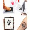 1pc Pet Folding Memorial Photo Frame with 1pc Ink Pad A Non-Contact Ink Pad with A Pet Paw Print Kit