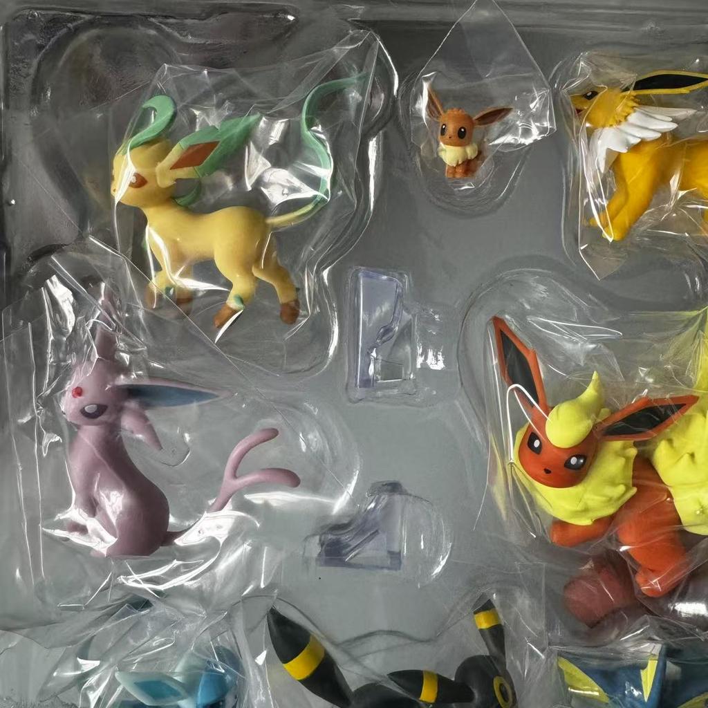 Eeveelution Eevee Vaporeon Jolteon Flareon Espeon Umbreon Leafeon Sylveon Glaceon Cute Action Figure Model Toys