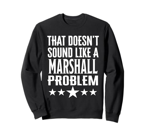 Marshall Problem Name Doesn't Sound Like Trainer