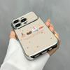 Applicable to Apple 11promax new ins mobile phone case iPhone11pro cute little animal electroplating 11/1