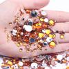 3mm Half Beads Facets Flatback Resin Rhinestones for DIY Jewelry Bags Shoes Phone Case Decorations 10000pcs