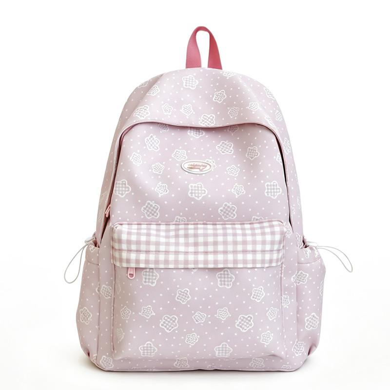 Schoolbag Japanese Ins Style Casual Simple Schoolbag Female, Junior High School and High School Students Backpack Large Capacity Versatile Travel