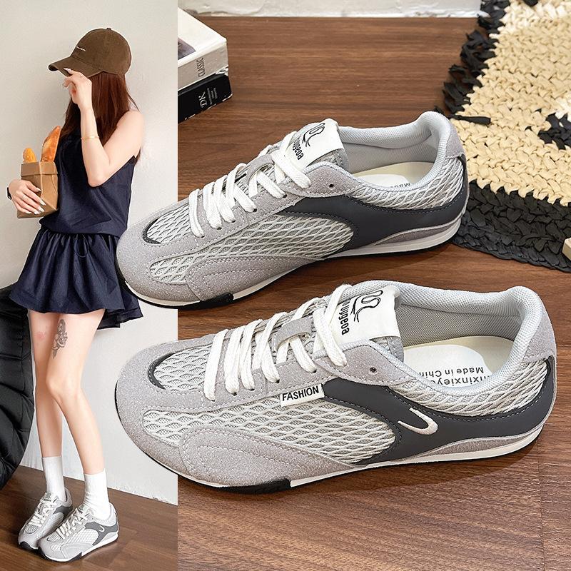 Forrest Gump shoes women's 2025 new popular summer thin mesh breathable versatile lightweight little white casual sports shoes