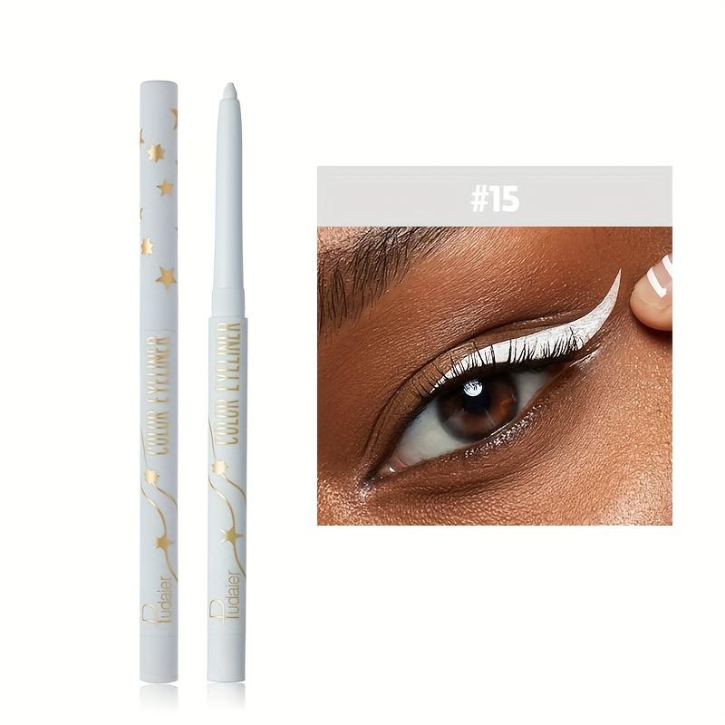 Pudaier Long-Lasting Waterproof Colored Eyeliner Is Easy To Outline The Eyes Without Smudging. It Is Suitable for Valentine'S Day And Music Festivals.