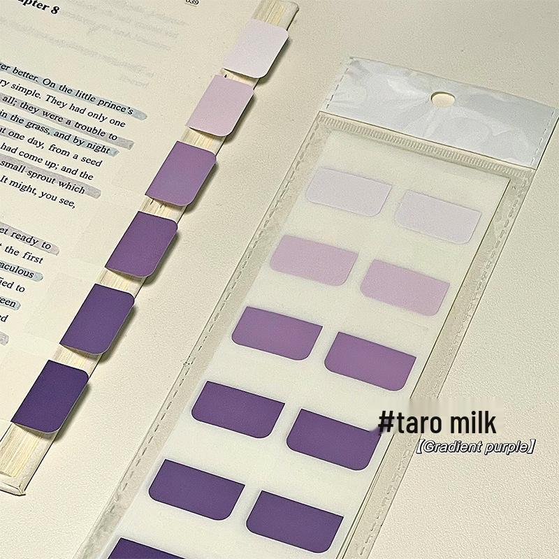 Transparent Writable Index Sticky Notes - Strong Adhesion Markers for Students