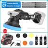 21V Wireless Portable Electric Polisher Household Rechargeable Auto Waxing Machine Car Beauty Polishing Machine