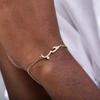 Mini Pearl Hand Chain Bracelet For Elegant Women Wedding Party High-End Gold Color Link Finger Bracelets Stainless Steel Jewelry