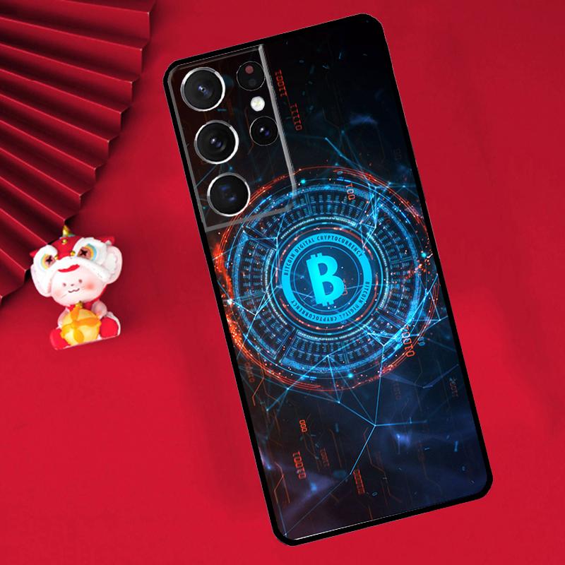 Bitcoin Case For Samsung Galaxy S24 S23 S25 S26 Ultra S20 FE S21 S22 Plus S10 S25 FE Cover Funda