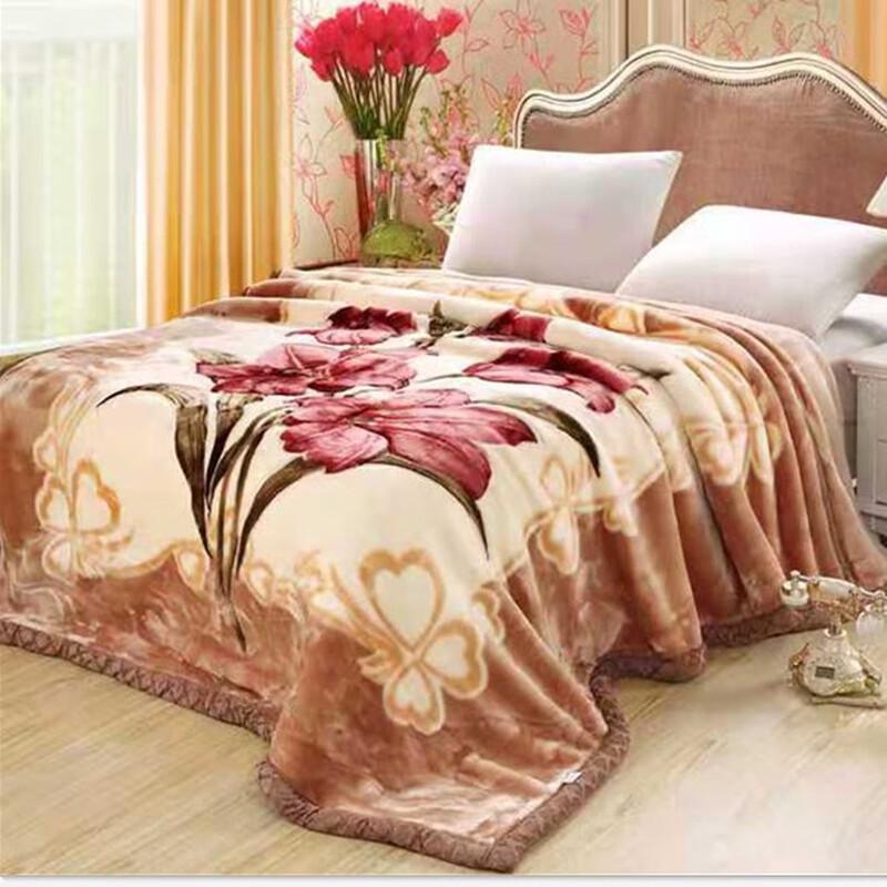 LISM Double-Layer Raschel Flannel Blanket