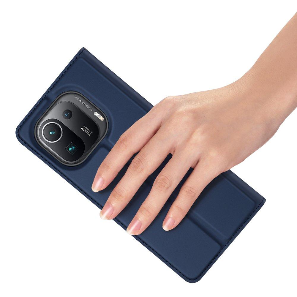 DUX DUCIS Skin Pro Flip Cover Case for Xiaomi Mi 11 Pro - Blue