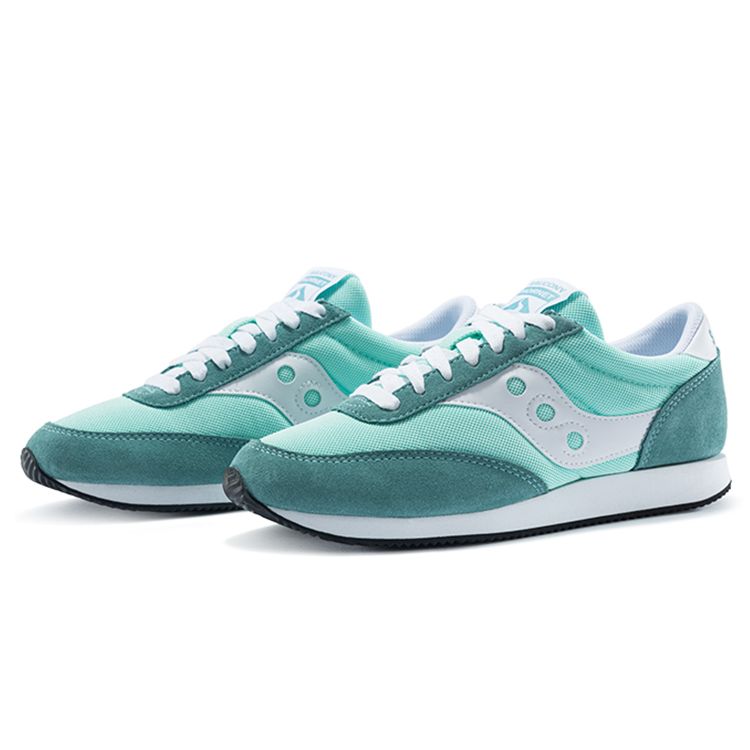 SAUCONY Hornet Leather Fabric Synthetic Leather Retro Sports Shock Absorption Non-Slip Wear-Resistant Low-Top Casual Shoes Women Sneaker S60538-7