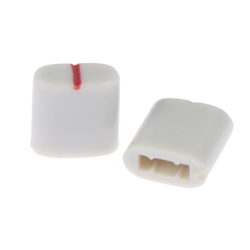 10 Stücke 4Mm Loch Gerade Equalizer Potentiometer Fader Kappe Kunststoffgriff