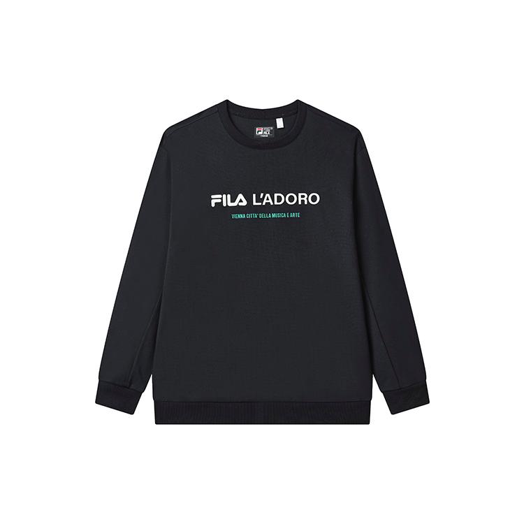FILA Sweatshirts Men s Legend Blue Crew Neck Moderate Other F11M238202F-NV L