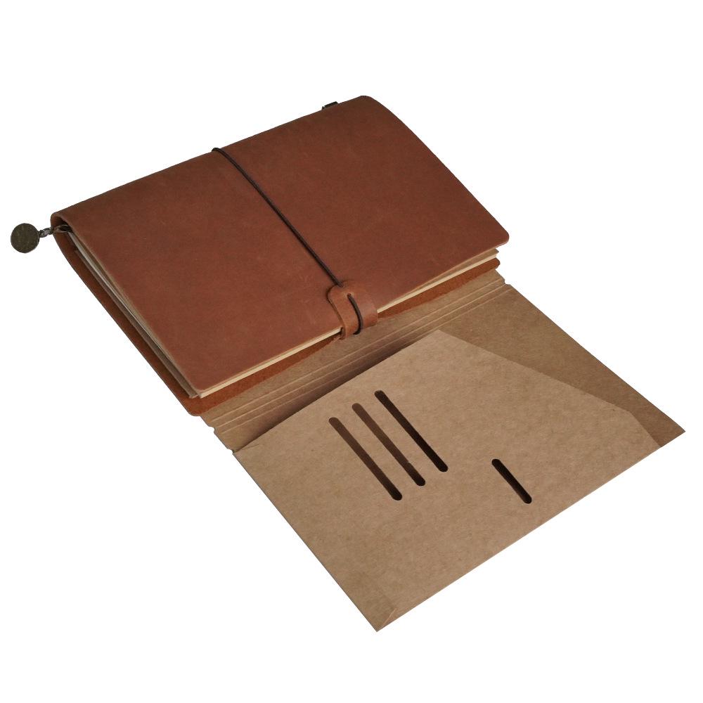 A5/Standard/Pocket/Passport Notebook with Bank Card Storage and Refillable Core, Receipt Folder, and TN Accessories.