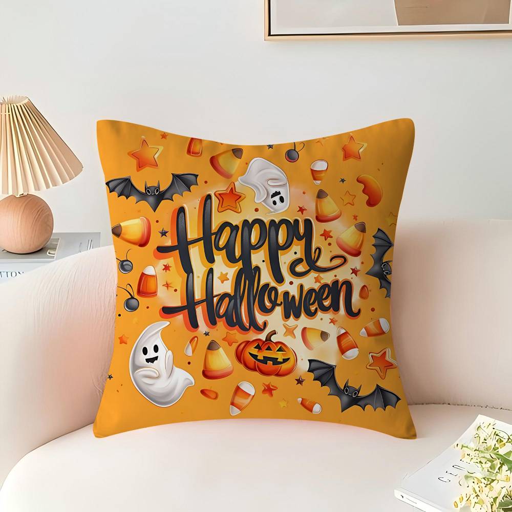 Halloween Kuddfodral Örngott Klädsel Soffa Prydnadskudde Heminredning Örngott