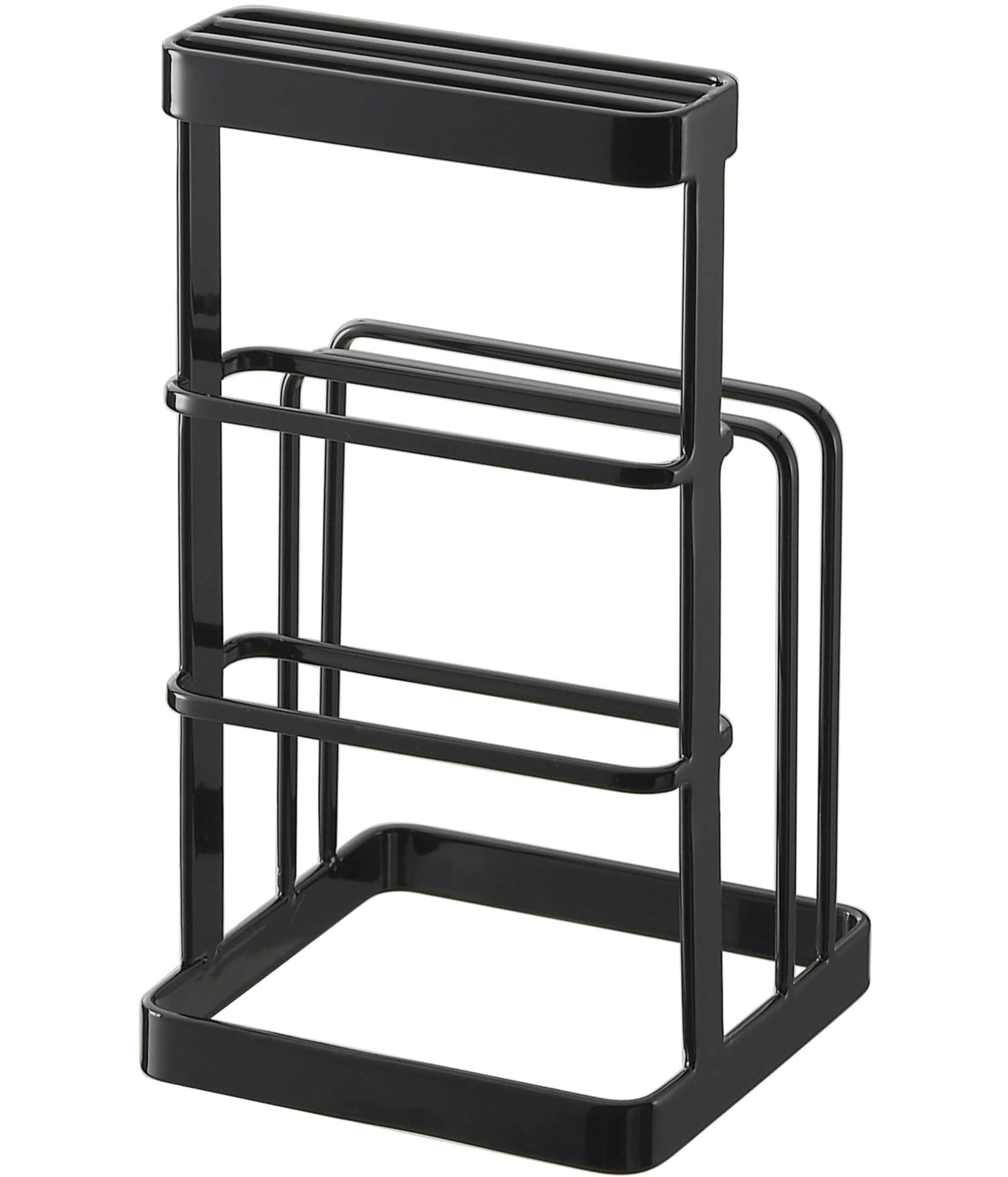 

Yamazaki Jitsugyo Cutting Board & Knife Stand Tower Black 6776