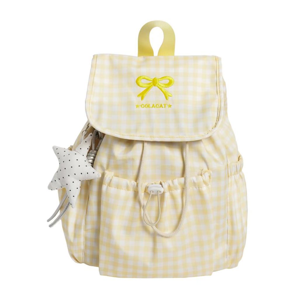 Schoolbag new spring lazy cute girl backpack junior high school student schoolbag fashionable lightweight fresh travel backpack