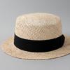 Bao Cancan Straw Fedora Straw BAO BOATER HAT M [Reck Hatter] Hat, Hat, Hat, Hat, Hat, Spring, Summer, Autumn, Gentleman's Hat, Men's RH-212