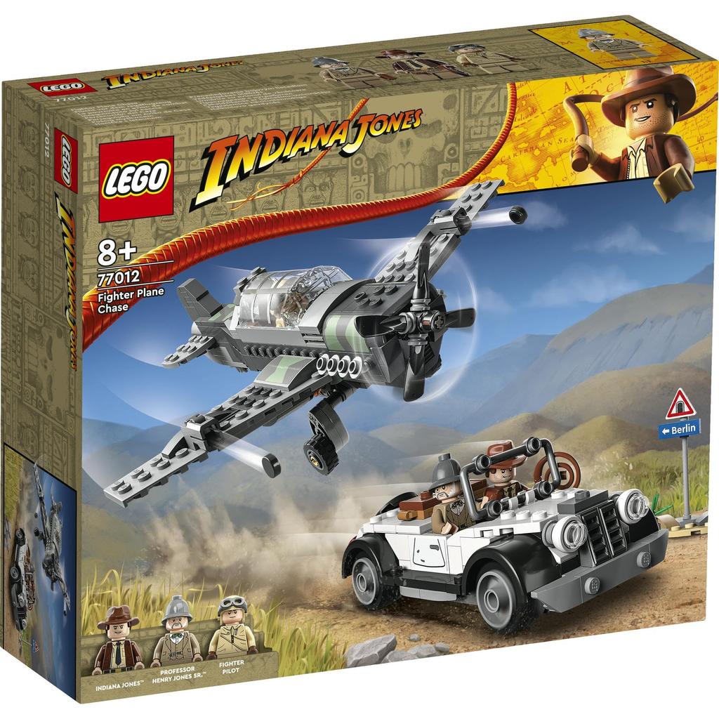 LEGO Indiana Jones Fighter Attack 77012 Spielzeugblock Geschenk Film Abenteuer Action 8 Jahre alt ~
