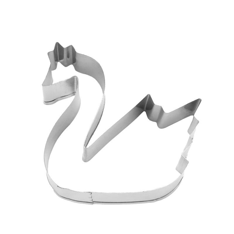 

1 шт. Форма для тиснения из нержавеющей стали «Маленький лебедь», Слайсер для арбуза, фруктов и овощей, Форма для печенья, Инструмент для сервировки банкетных блюд 1PCS