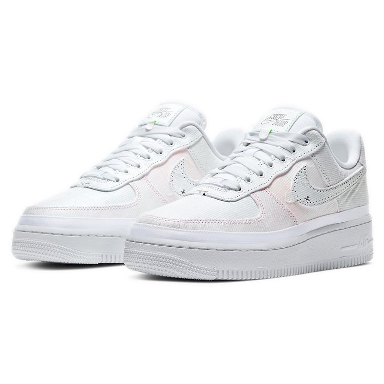 Nike Tênis Feminino Air Force 1 Low LX Reveal Branco Multicolorido CJ1650-100