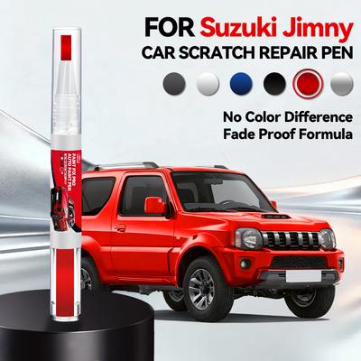 Für Marti Suzuki Jimny 1998-2025 JB53 JB64 JB74 Lackreparaturstift Ausbesserungsstift Kratzerentferner DIY Autozubehör Schwarz Weiß Rot