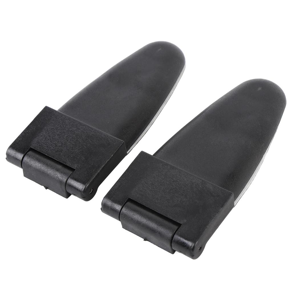 2 SZT. Szklane Zawiasy Tylnych Drzwi 67158 2-otworowy Zestaw Zawiasów Tylnej Szyby Szklanej Zamiennik do Plandeki LEER na Samochód Ciężarowy