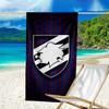 Sam-pdoria Team Emblem Beach Towel - Soft, Absorbent Microfiber, Lightweight, Ideal for The Beach, Parties, Travel, Camping Fan Gifts