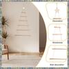 WON DIY Wooden Christmas Tree Wooden Wall Hanging Christmas Tree New Year Decoration For Home Ornaments