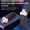 UHF Microphone Wireless Transmitter Receiver 500-980MHz Mic Converter Adapter 1000mAh Type-C Rechargeable for Musical Instrument